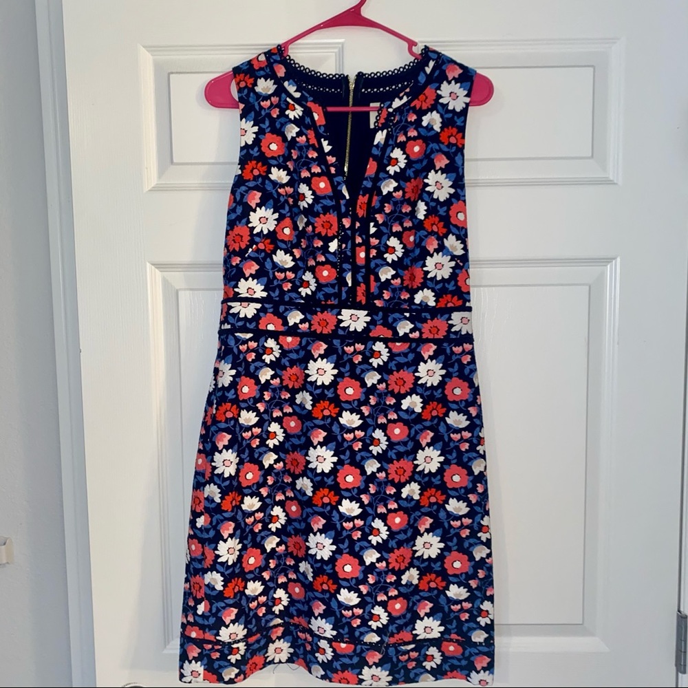 Kate Spade Floral Daisy Jacquard Sheath Dress